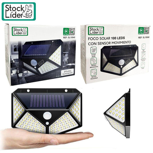 PACK COMPRE 1 LLÉVESE 3 REFLECTORES SOLARES DE 100 LEDS